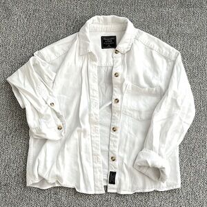 Abercrombie Cropped Button Down